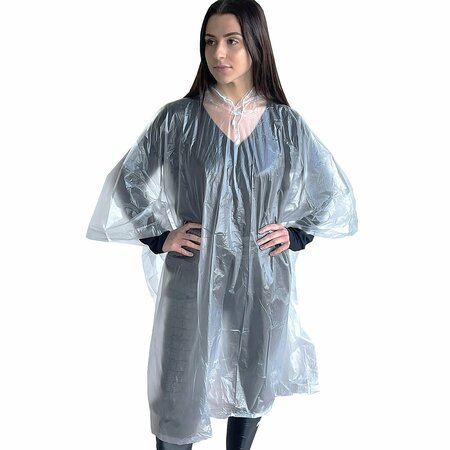 CORDOVA Rain Poncho, Clear RP10C